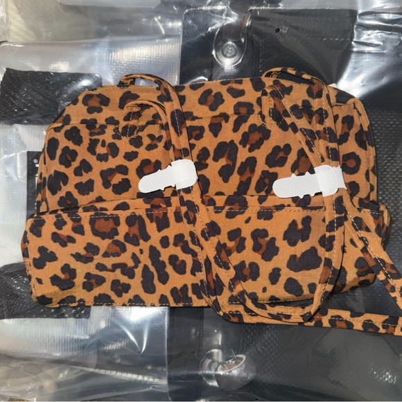 BAGGU Leopard Bowler Bag VIRAL NWT - Picture 10 of 11